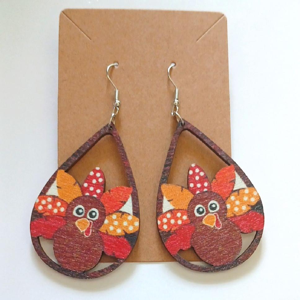 Fashion Jewelry Vibrant Turkey Earrings 9$